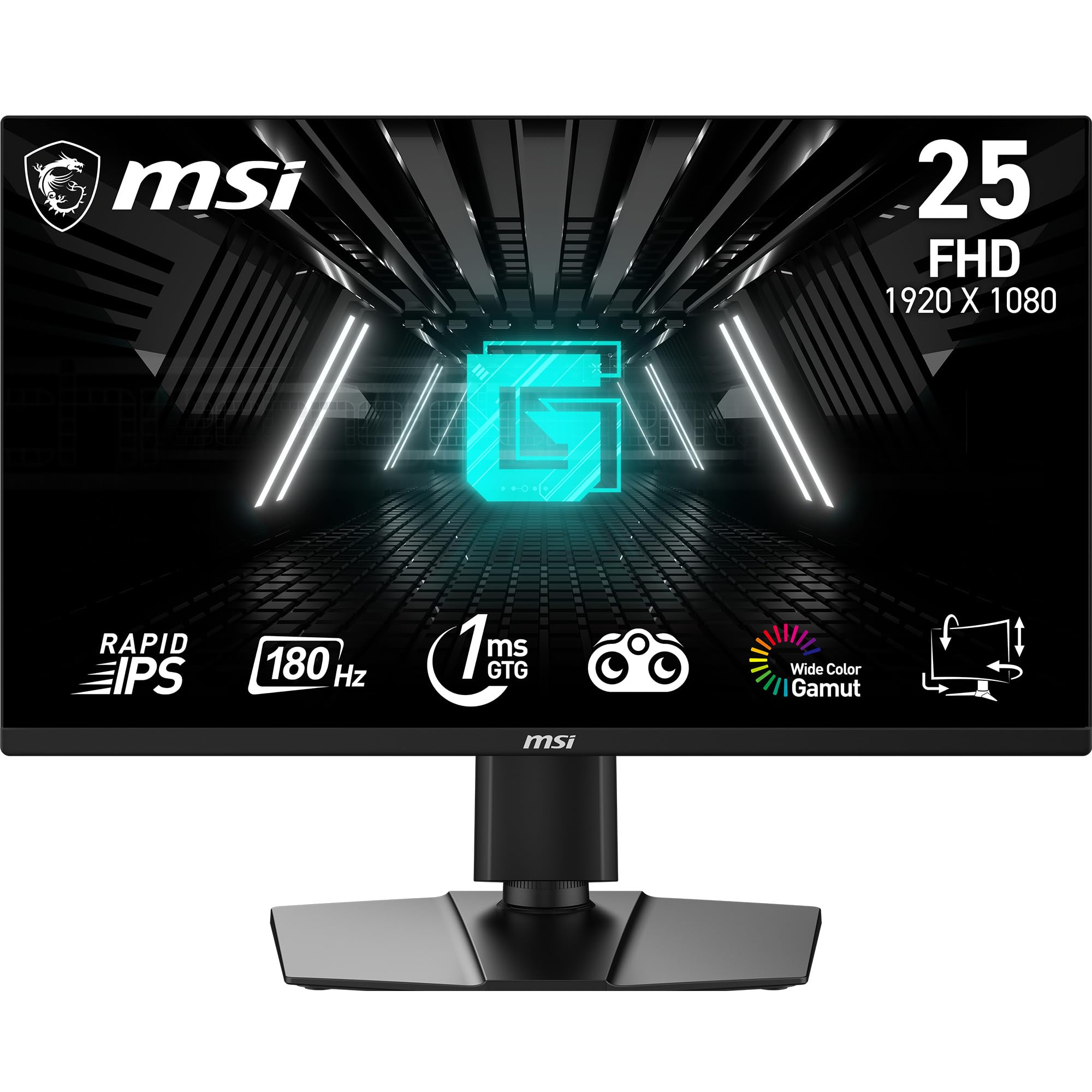 Foto 2 pulgar | Monitor De Ordenador Msi G255pf 25 Pulgadas 1920 X 1080 Fhd 180 Hz - Venta Internacional.