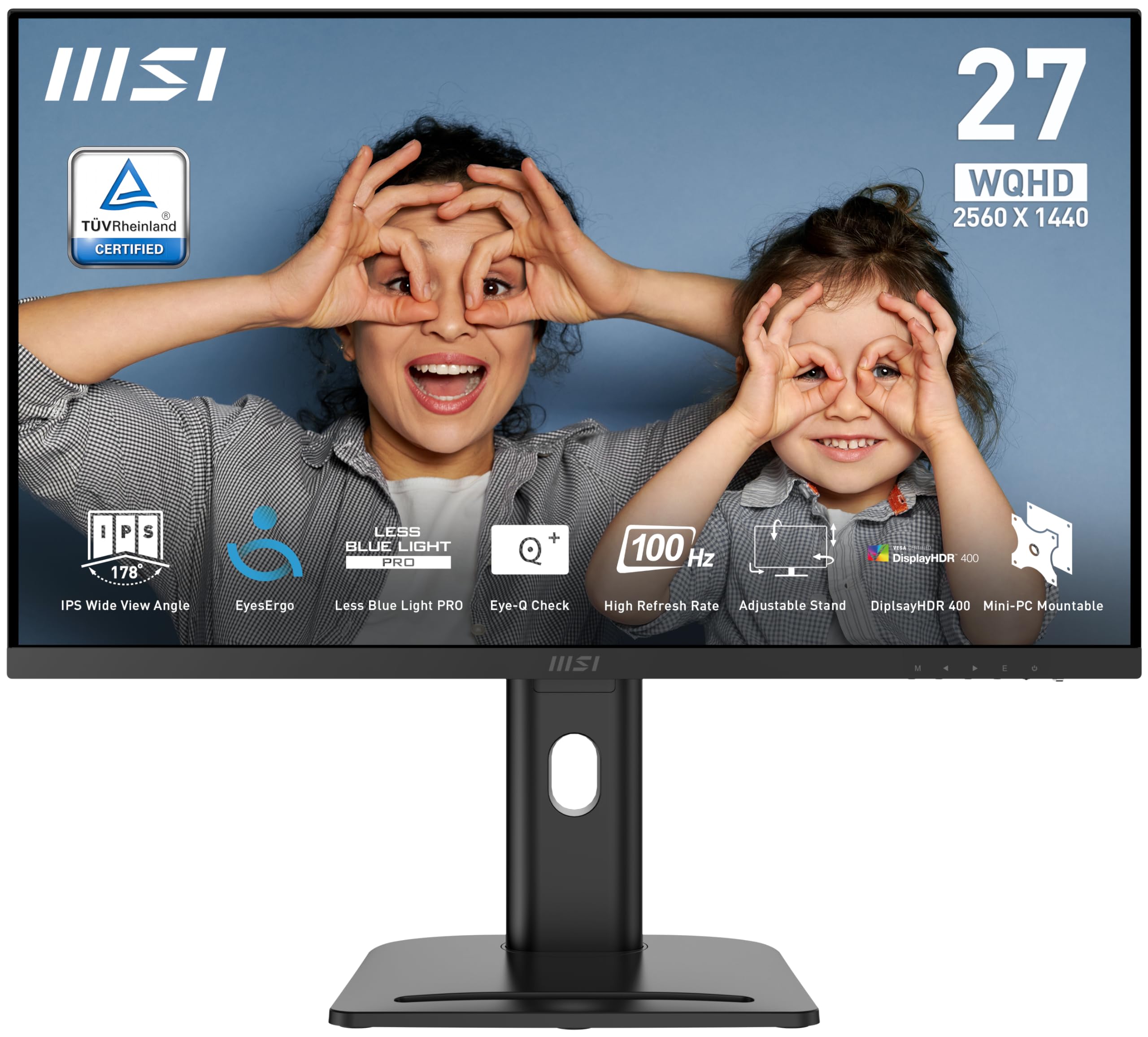 Foto 2 pulgar | Monitor De Ordenador Msi Pro Mp273qp E2 27 Pulgadas Qhd 100 Hz - Venta Internacional.