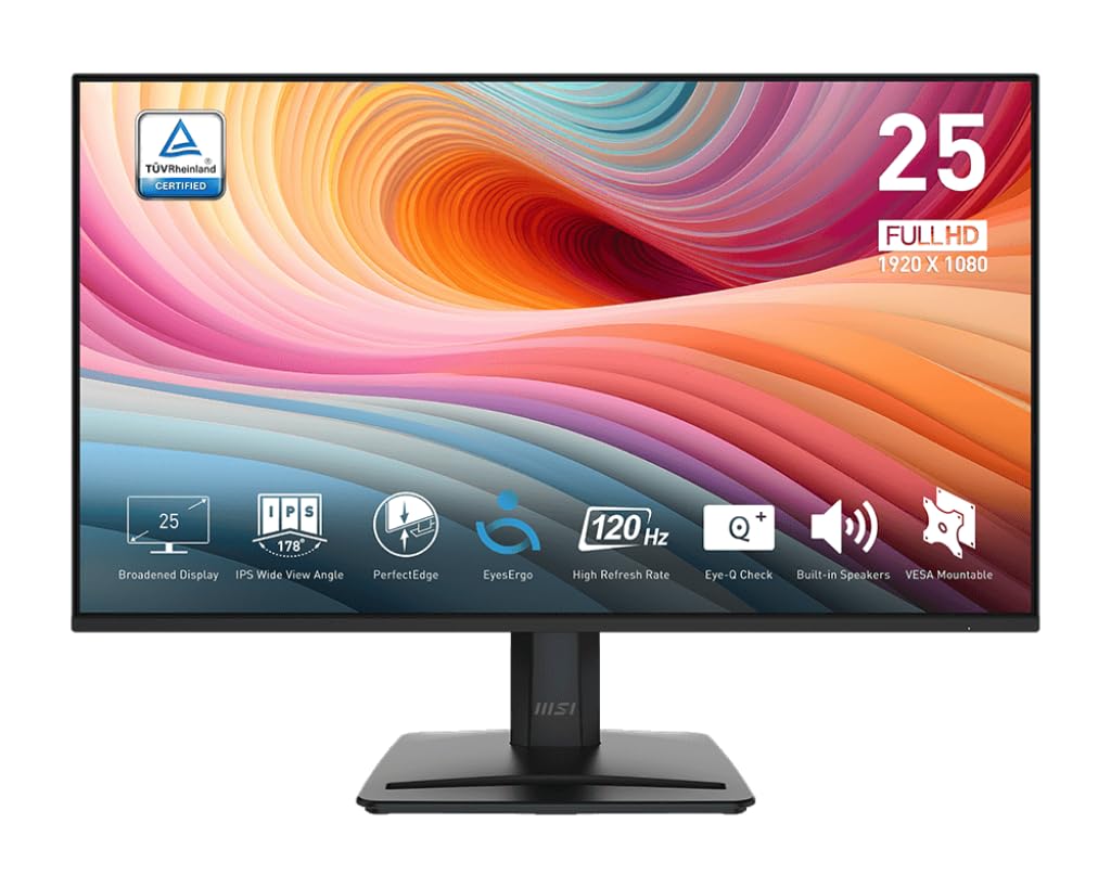 Foto 2 pulgar | Monitor Msi Pro Mp251 E2 Ips 1920 X 1080 Fhd De 24,5 Pulgadas - Venta Internacional.