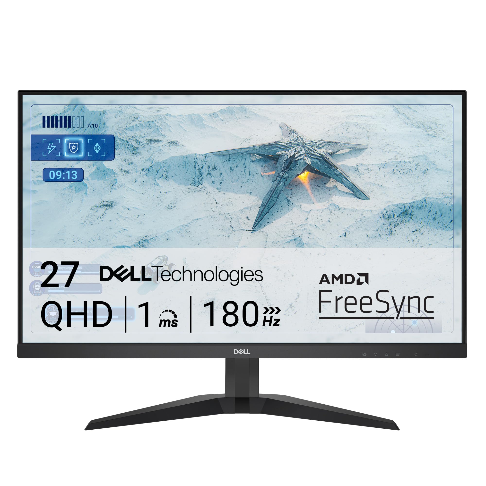 Monitor Dell G2725d Gaming Qhd De 27 Pulgadas (2560 X 1440) Para Videojuegos, 180 Hz - Venta Internacional.