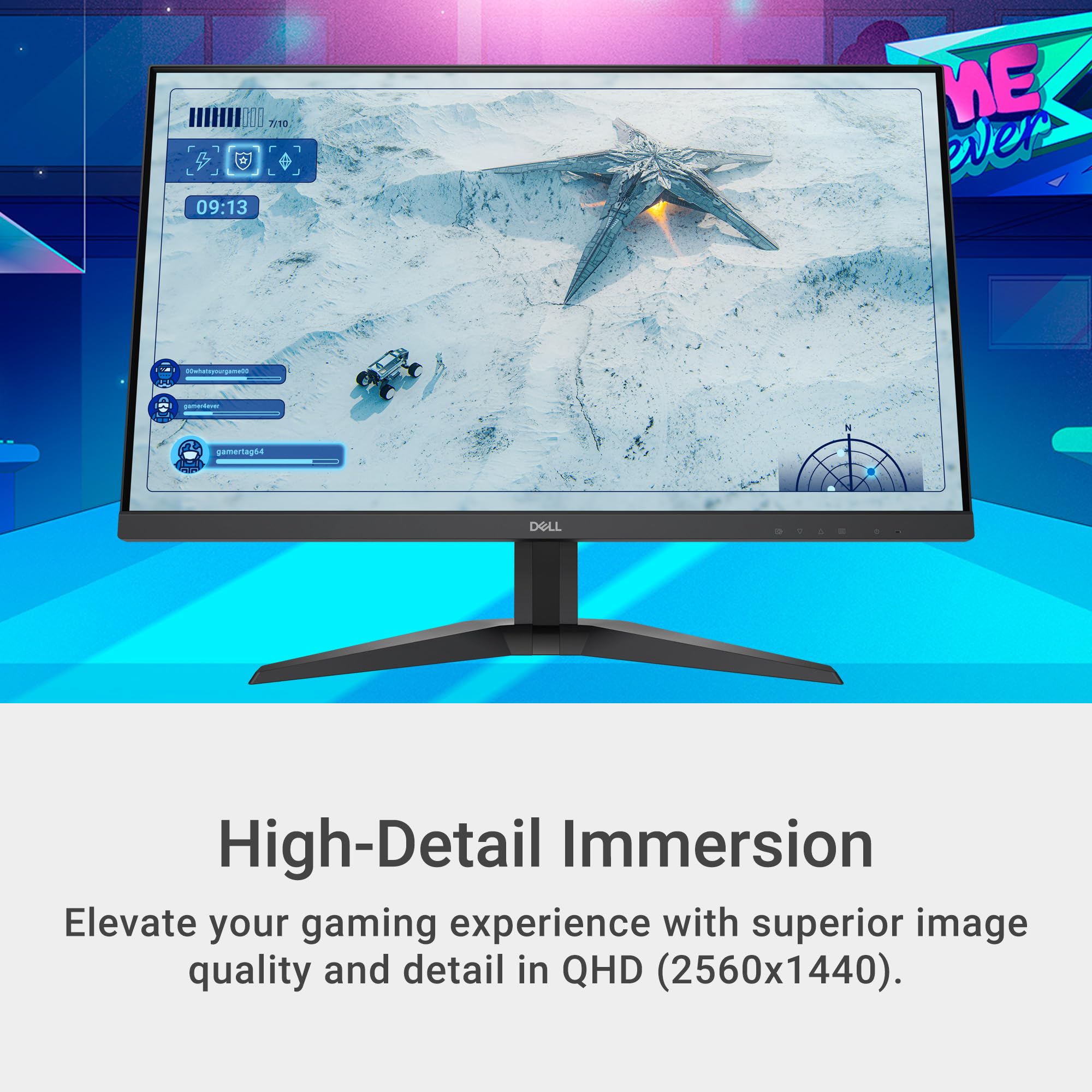 Foto 2 | Monitor Dell G2725d Gaming Qhd De 27 Pulgadas (2560 X 1440) Para Videojuegos, 180 Hz - Venta Internacional.