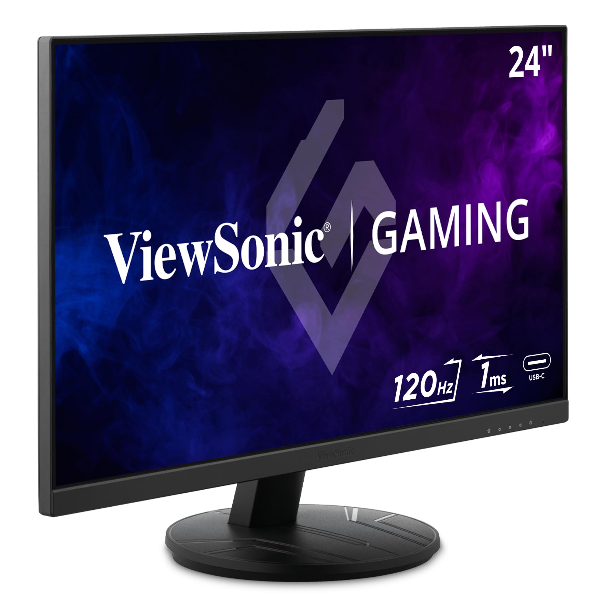 Monitor Viewsonic Vx2416a Ips De 24 Pulgadas, 1080p, 1 Ms, 120 Hz, Con Protección Ocular - Venta Internacional.