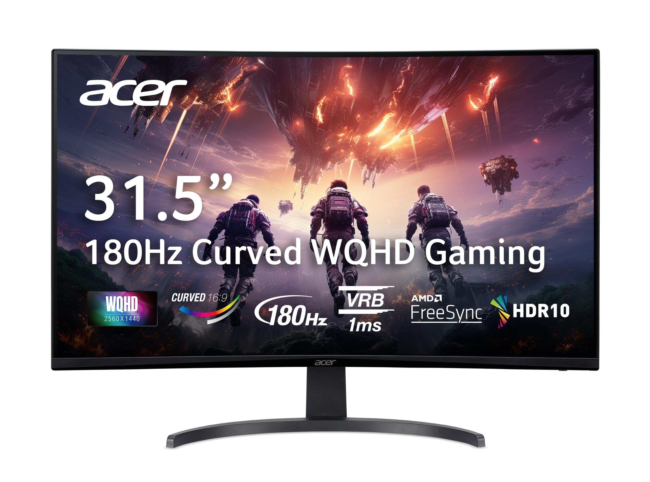 Monitor Para Videojuegos Acer Nitro Eda323qu S3bmiiphx 31.5'' Wqhd - Venta Internacional.