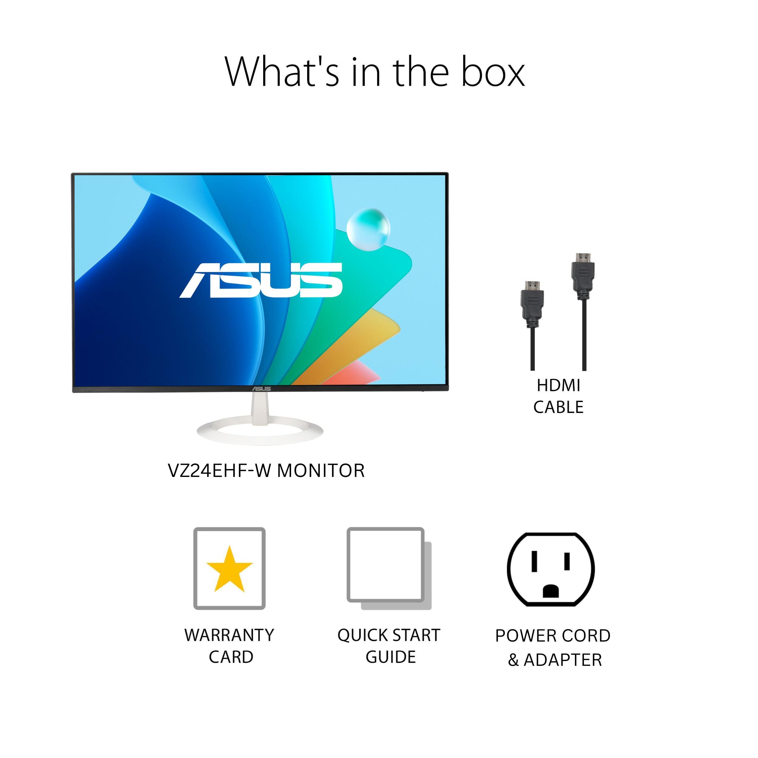 Foto 8 pulgar | Monitor Asus Vz24ehf-w Eye Care 24'' Full Hd Ips 100 Hz - Venta Internacional.