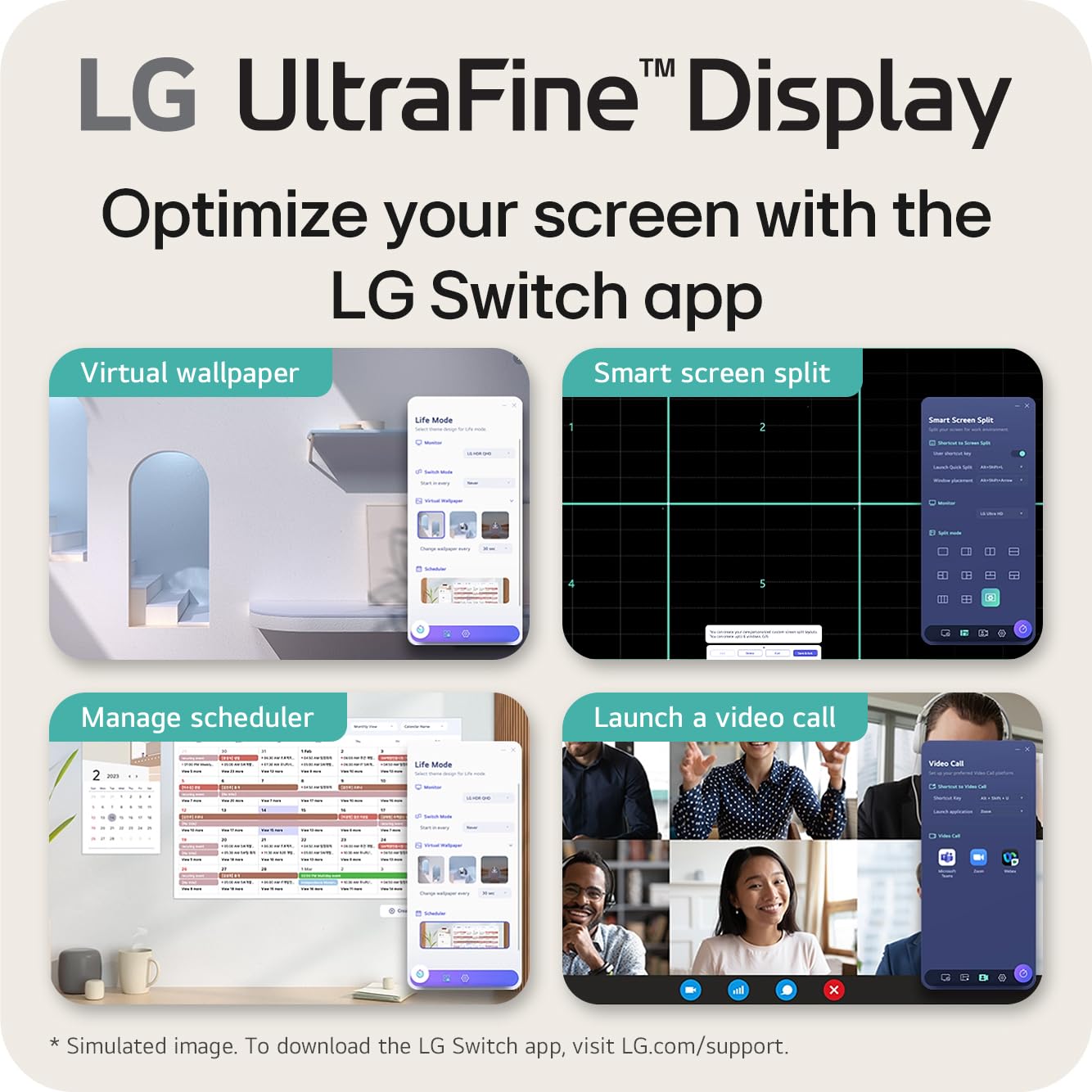 Foto 6 pulgar | Monitor Lg Ultrafine 27us500-w 27'' 4k Uhd Hdr10 Ips Blanco - Venta Internacional.