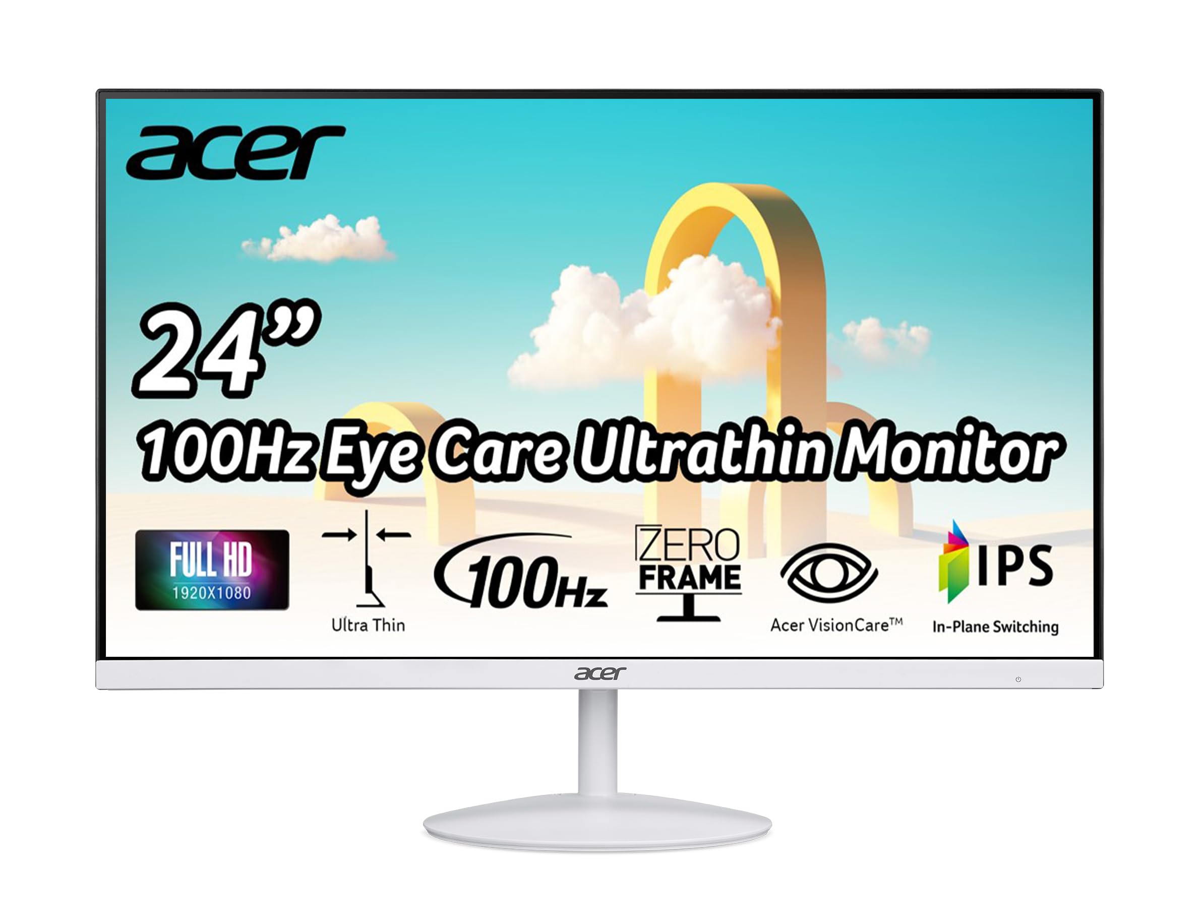 Foto 2 pulgar | Monitor Acer Sb242y Ewi De 23,8 Pulgadas, Full Hd, 100 Hz, 1 Ms, Amd Freesync - Venta Internacional.