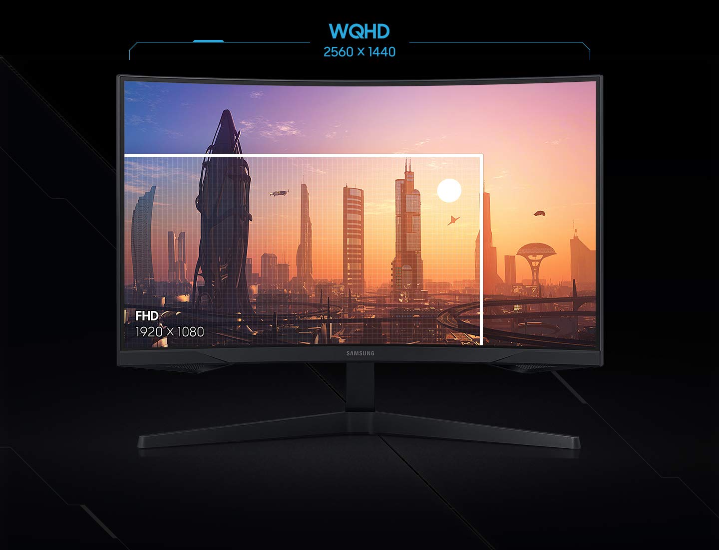 Foto 7 | Monitor Para Videojuegos Samsung Odyssey G5 32'' Wqhd 144hz Curvo - Venta Internacional.