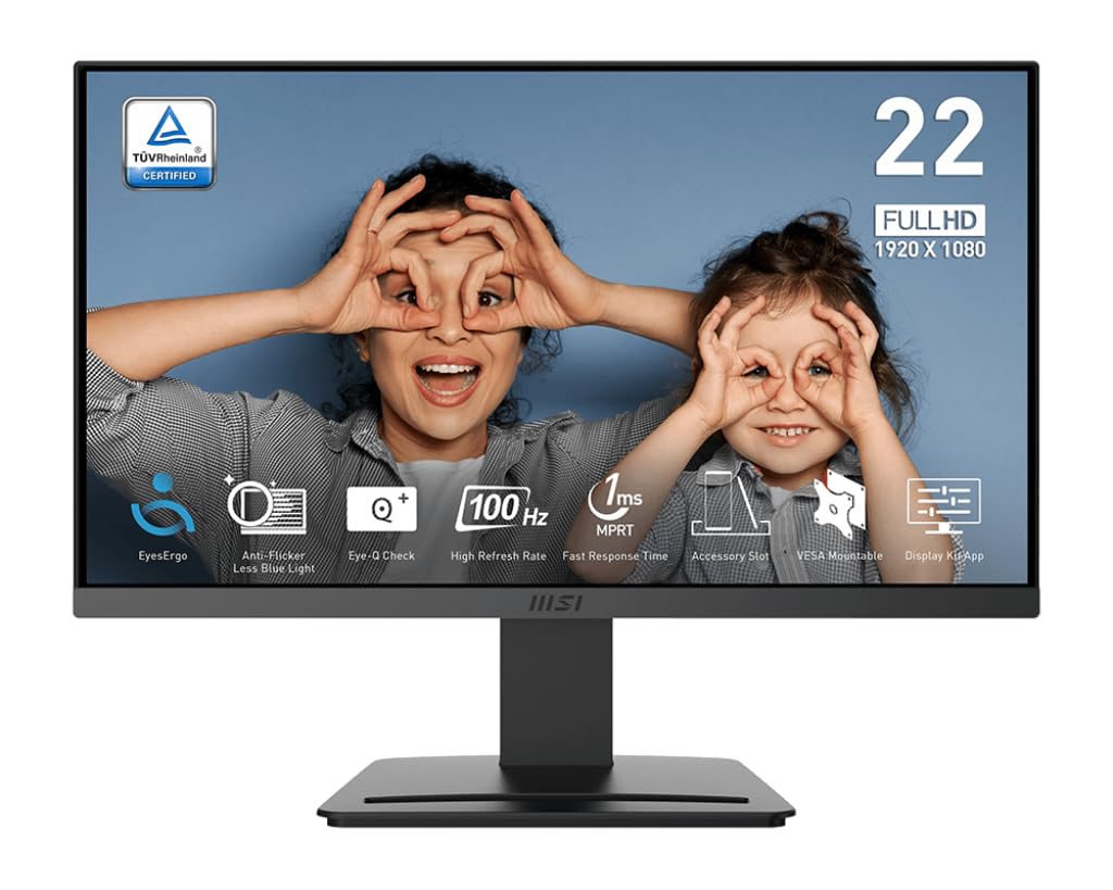 Monitor De Ordenador Msi Pro Mp223 E2 22 Pulgadas 1920x1080 Fhd - Venta Internacional.