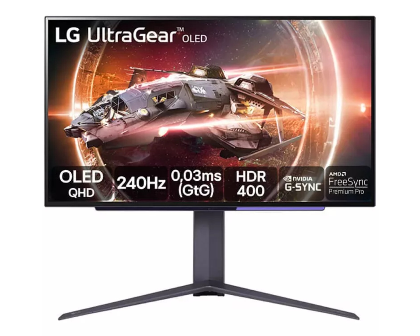 Foto 2 pulgar | Lg Monitor Gaming 27 Pulgadas Pantalla Oled Ultra Gear Qhd 240hz 0.03ms 27gs95qe