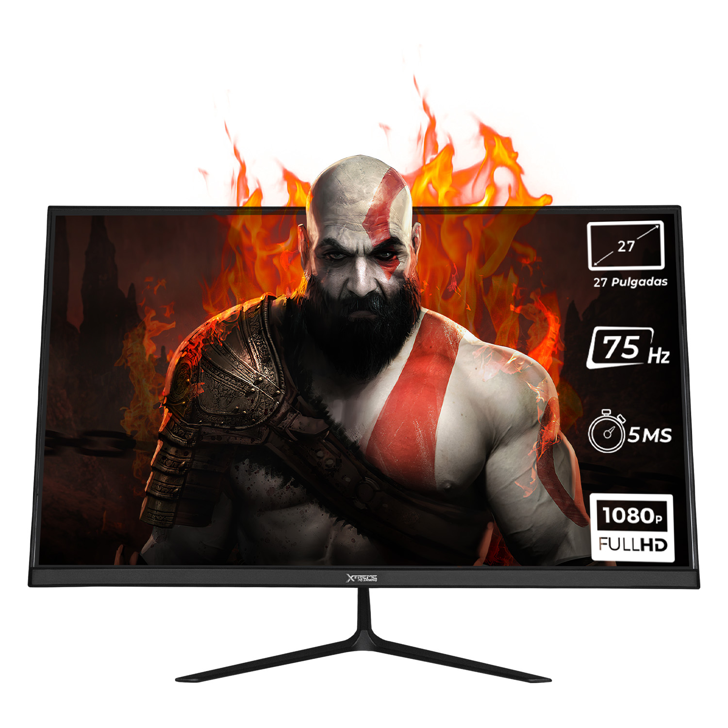 Foto 2 pulgar | Monitor Gamer Xtreme Pc Gaming Infinite Game 27'' 5ms 75hz Fhd Ips Hdmi Altavoces Negro Freesync G-sync