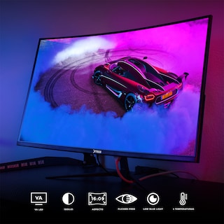 Foto 6 | Monitor Gamer Xtreme Pc Gaming Clarity Curvo 27'' 4ms 100hz Fhd Va Hdmi Negro Freesync G-sync