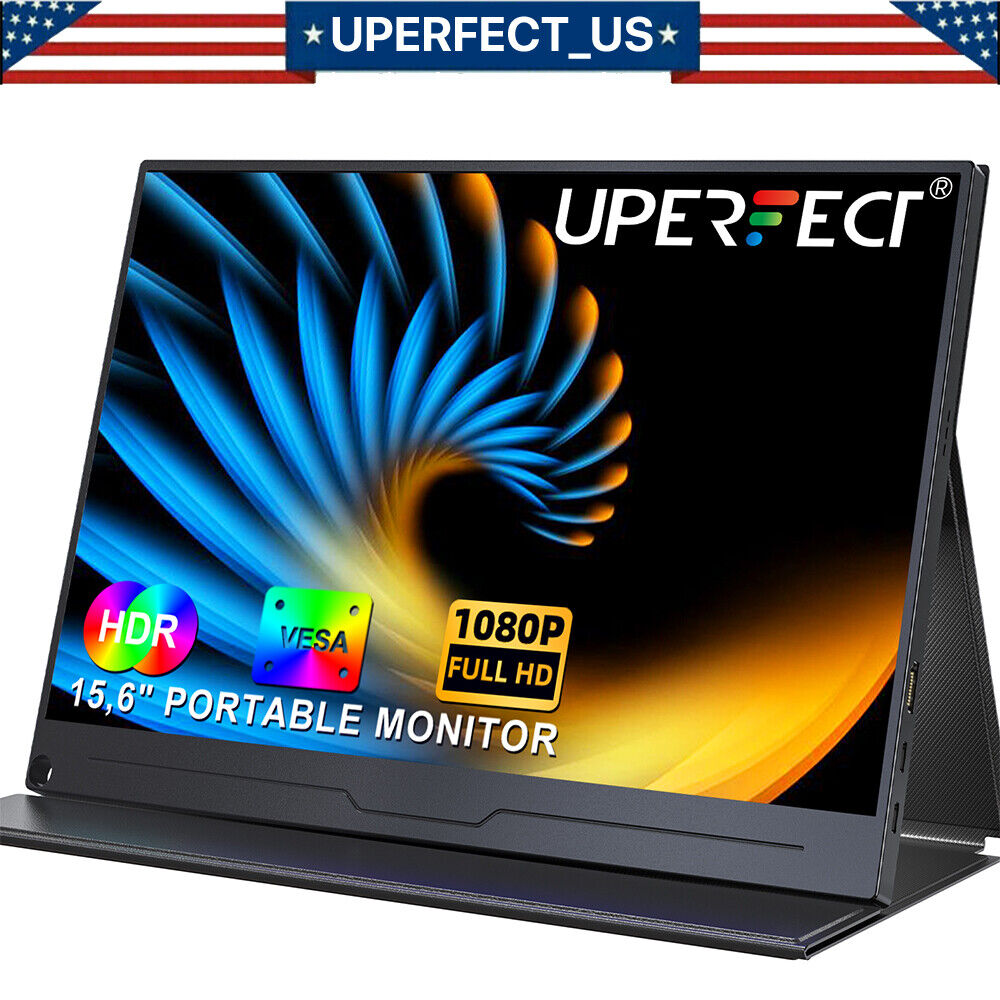 Monitor Portátil Para Juegos Uperfect 15.6 Pulgadas 1080p 1200:1