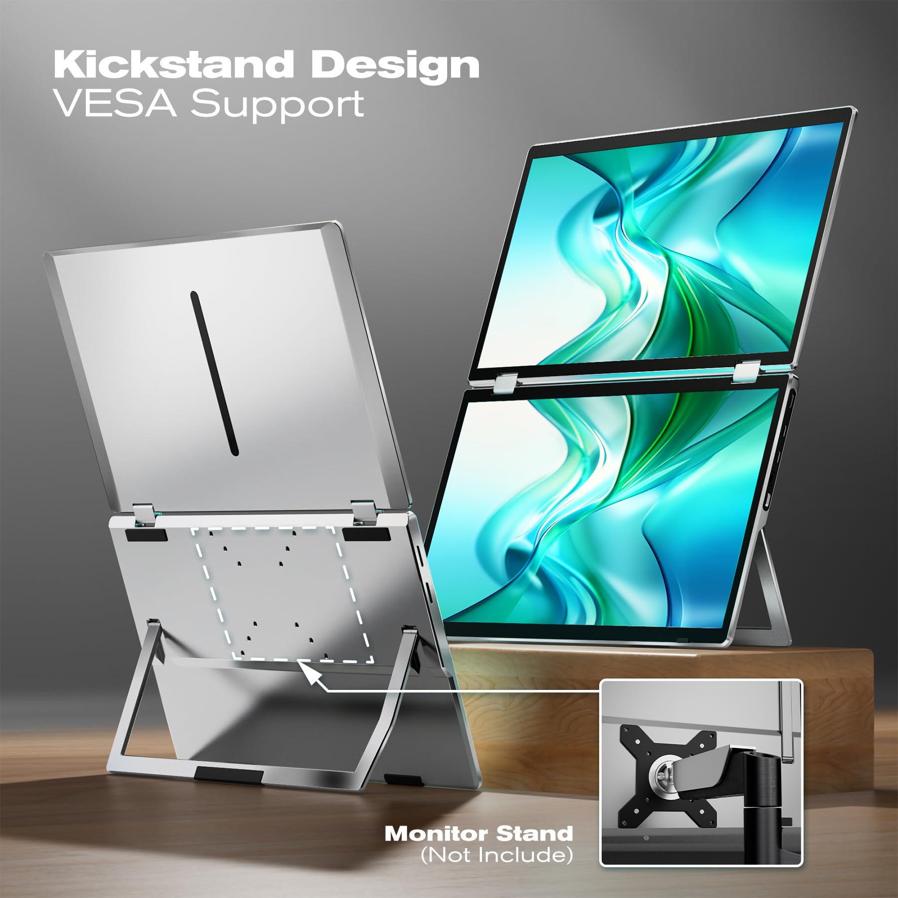 Foto 4 | Extensor De Pantalla Para Portátil Kefeya 15.6'' Full Hd Para Windows Y Mac - Venta Internacional.