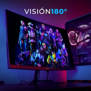 Foto 5 | Monitor Gamer Xtreme Pc Gaming Clarity Curvo 23.8'' 4ms 100hz Fhd Va Hdmi Negro Freesync G-sync