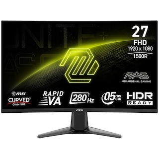Foto 1 | Monitor Gamer Curvo 27 Msi Mag 276cxf 0.5ms 280hz Full Hd Rapid Va Hdmi Dp