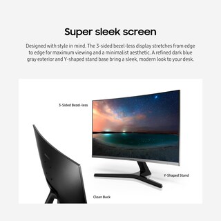 Foto 4 | Monitor Samsung 32 Cr50 Fhd 1500r Curvo 75 Hz Hdmi Vga - Venta Internacional.