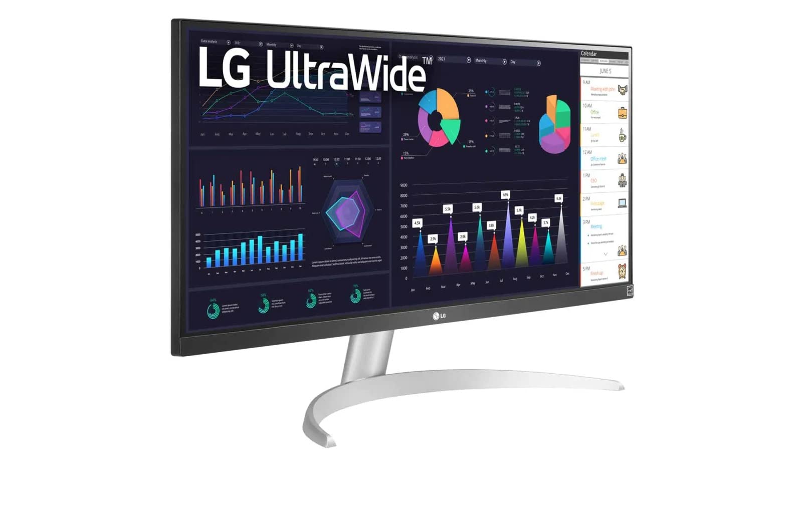 Foto 5 pulgar | Monitor Para Ordenador Lg Ultrawide Fhd 29wq600-w 29'' Blanco/plateado - Venta Internacional.