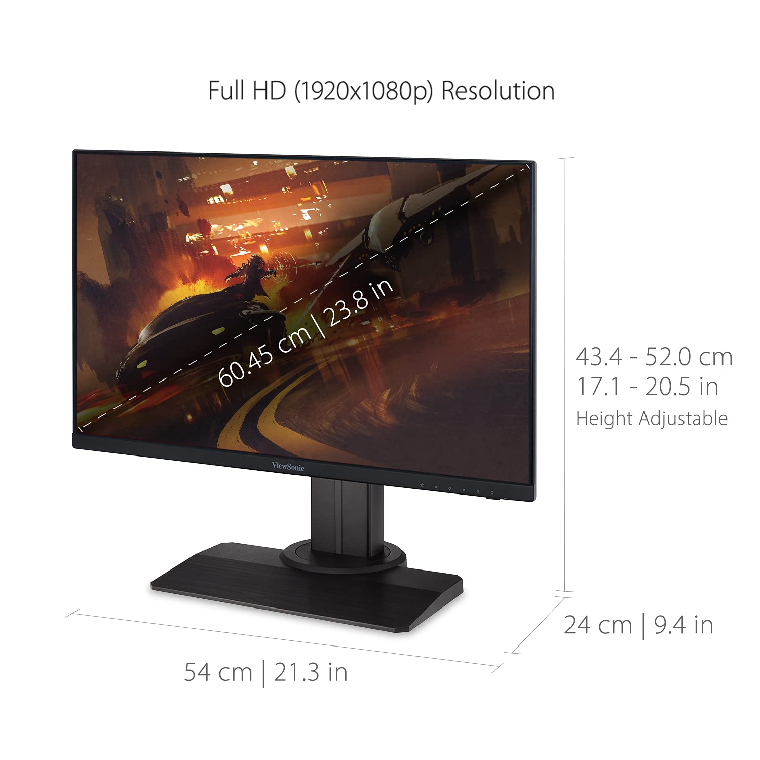 Foto 7 pulgar | Monitor para Videojuegos Viewsonic Xg2431 De 24 Pulgadas, 1080p, 0,5 Ms, 240 Hz - Venta Internacional