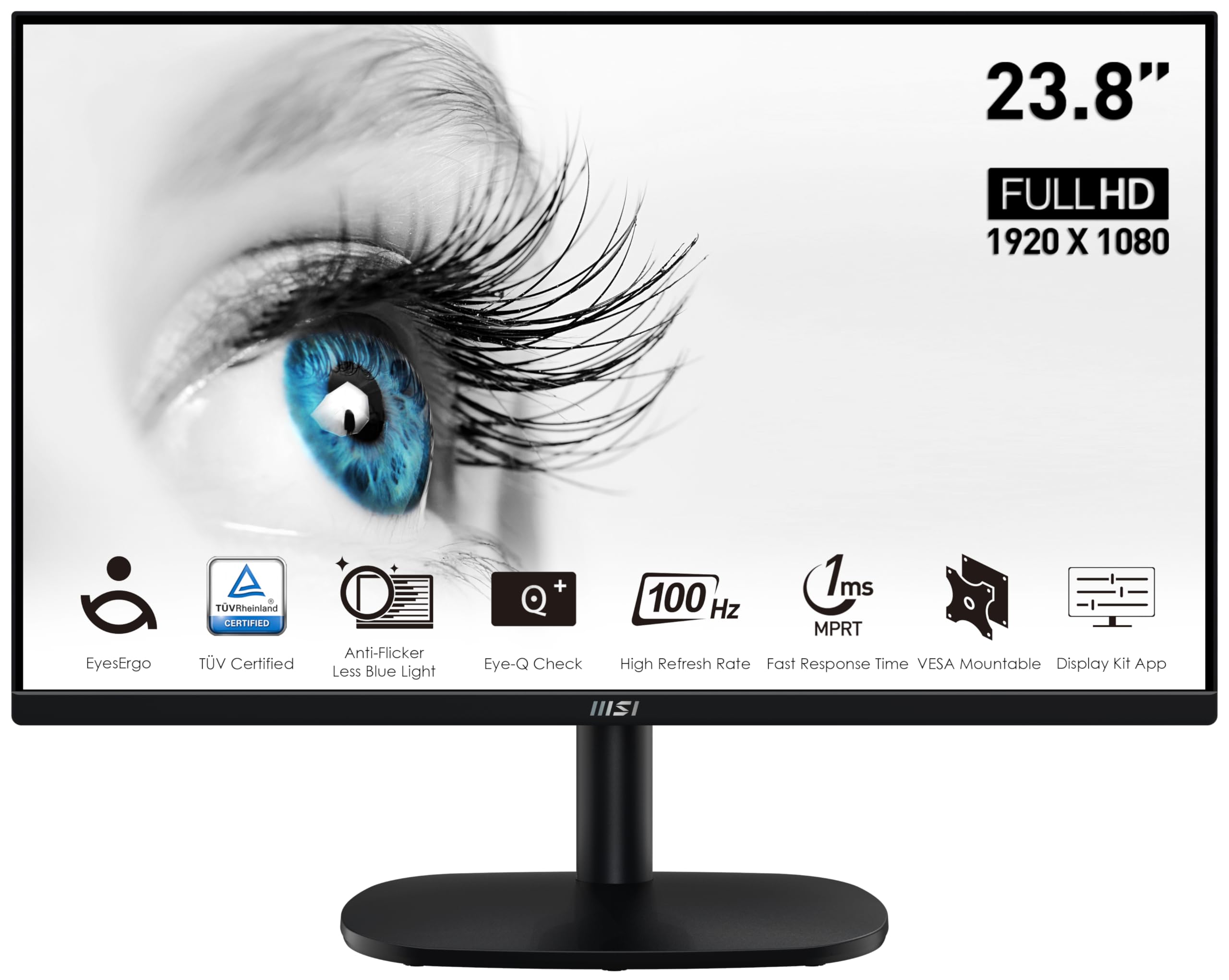 Foto 1 | Monitor MSI Pro Mp245v 24'' 1920 X 1080 Fhd Ips 100 Hz - Venta Internacional