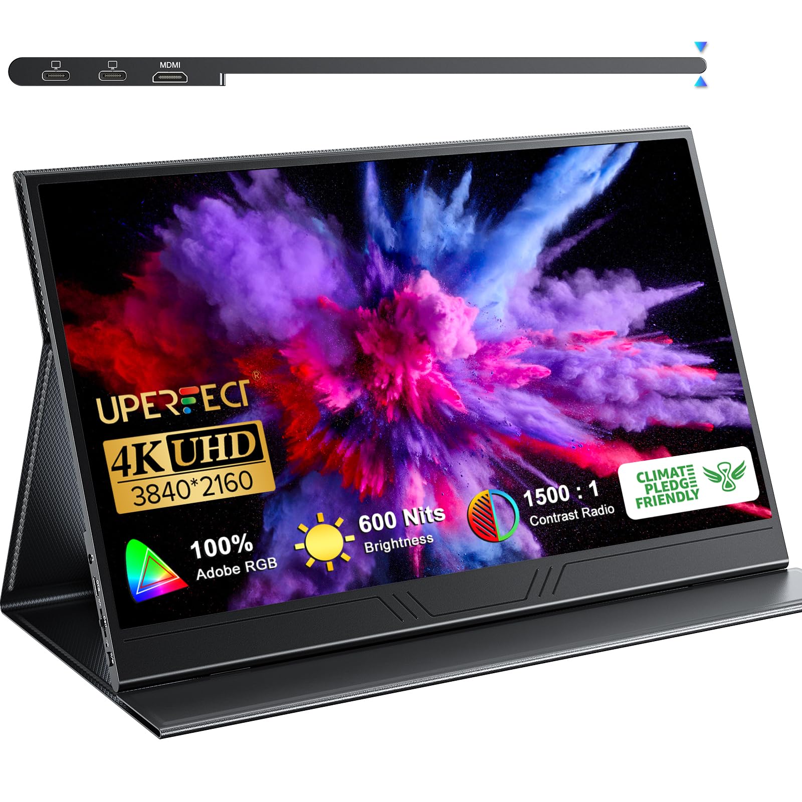 Foto 2 pulgar | Monitor Portátil Uperfect True 4k 15,6'' Uhd Ips 3840x2160 - Venta Internacional