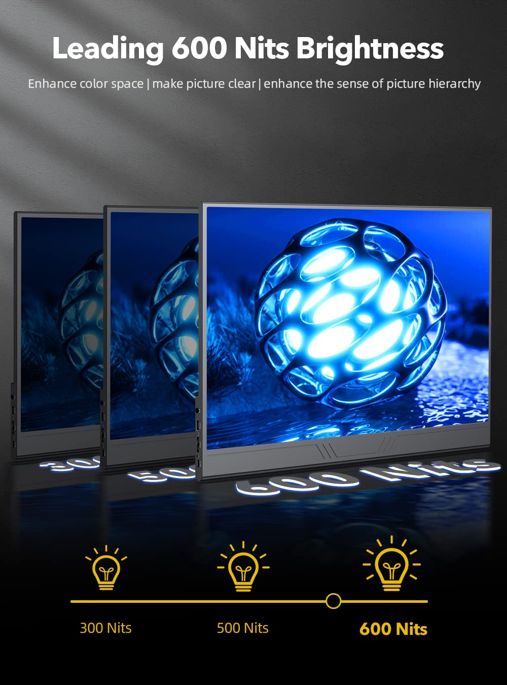 Foto 5 pulgar | Monitor Portátil Uperfect True 4k 15,6'' Uhd Ips 3840x2160 - Venta Internacional
