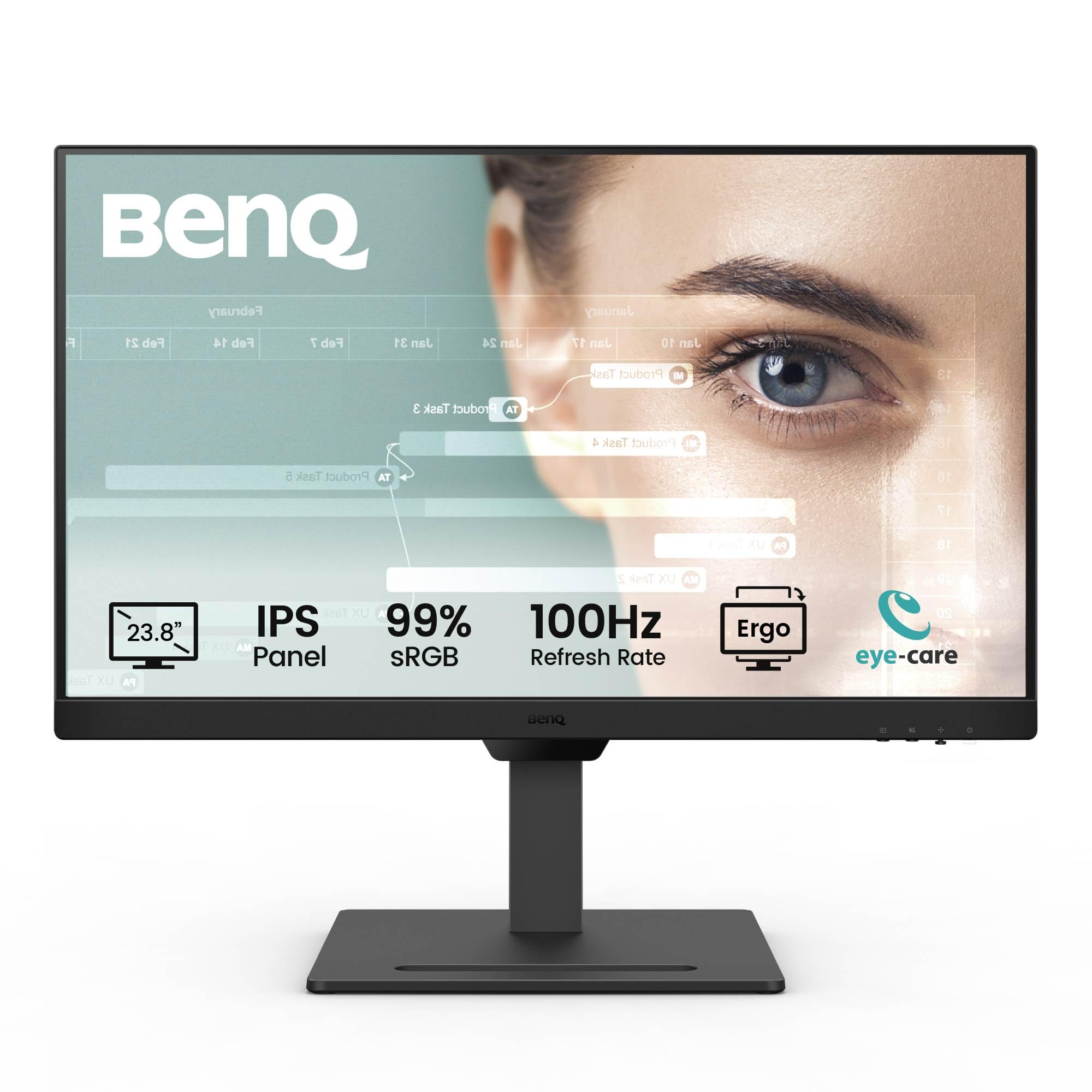 Foto 2 pulgar | Monitor Benq Gw2490t, 24 Pulgadas, 100 Hz, Fhd, 1920 X 1080p Ips - Venta Internacional.