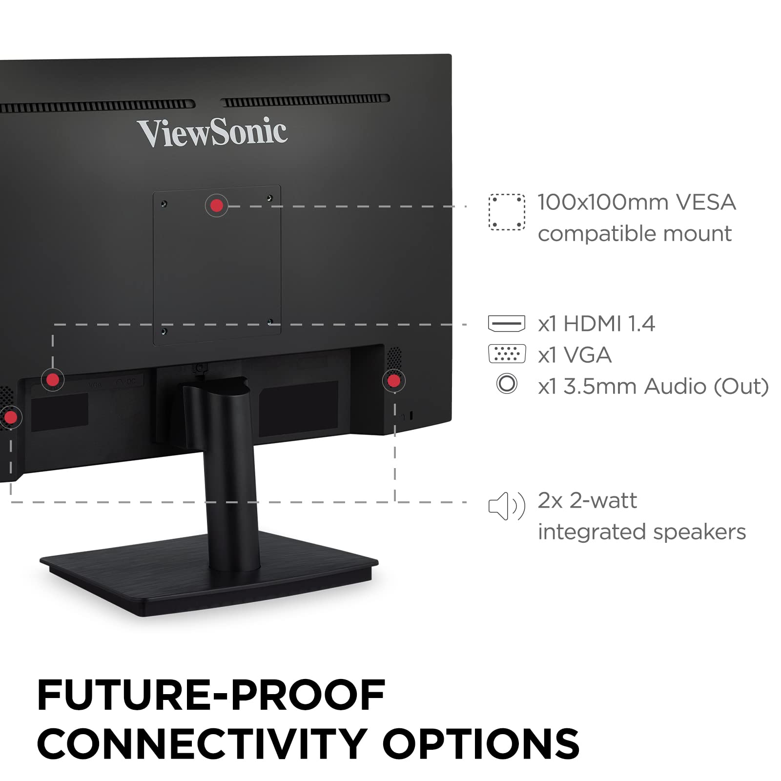 Foto 5 pulgar | Monitor Viewsonic Va2409m Ips Full Hd 1080p 75 Hz De 24 Pulgadas - Venta Internacional