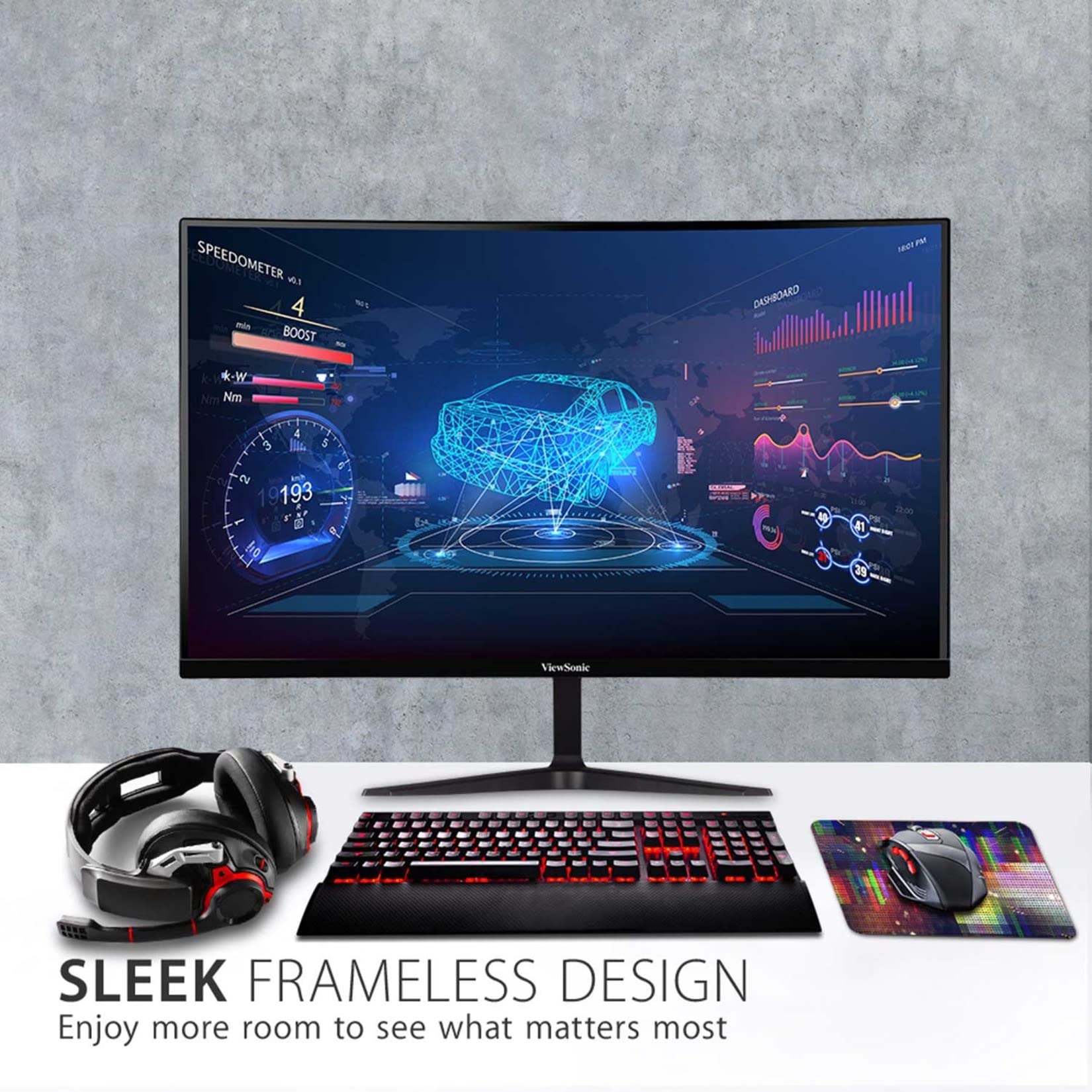 Foto 5 pulgar | Monitor para Videojuegos Viewsonic Vx2718-pc-mhd 27'' 1080p 1 Ms 180 Hz - Venta Internacional