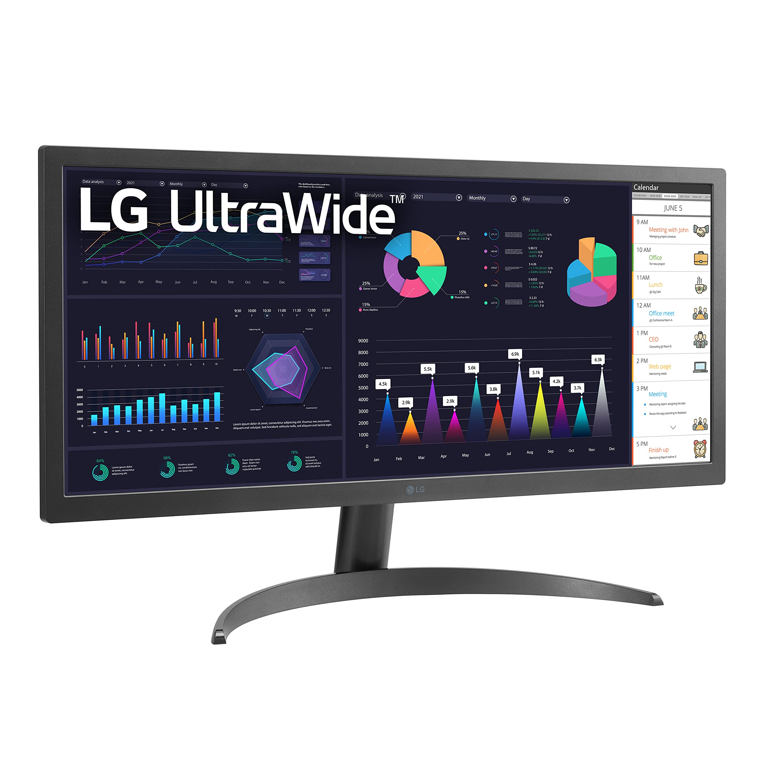 Foto 4 pulgar | Monitor para Ordenador LG Ultrawide FHD 26WQ500-B 26 Pulgadas IPS Negro - Venta Internacional