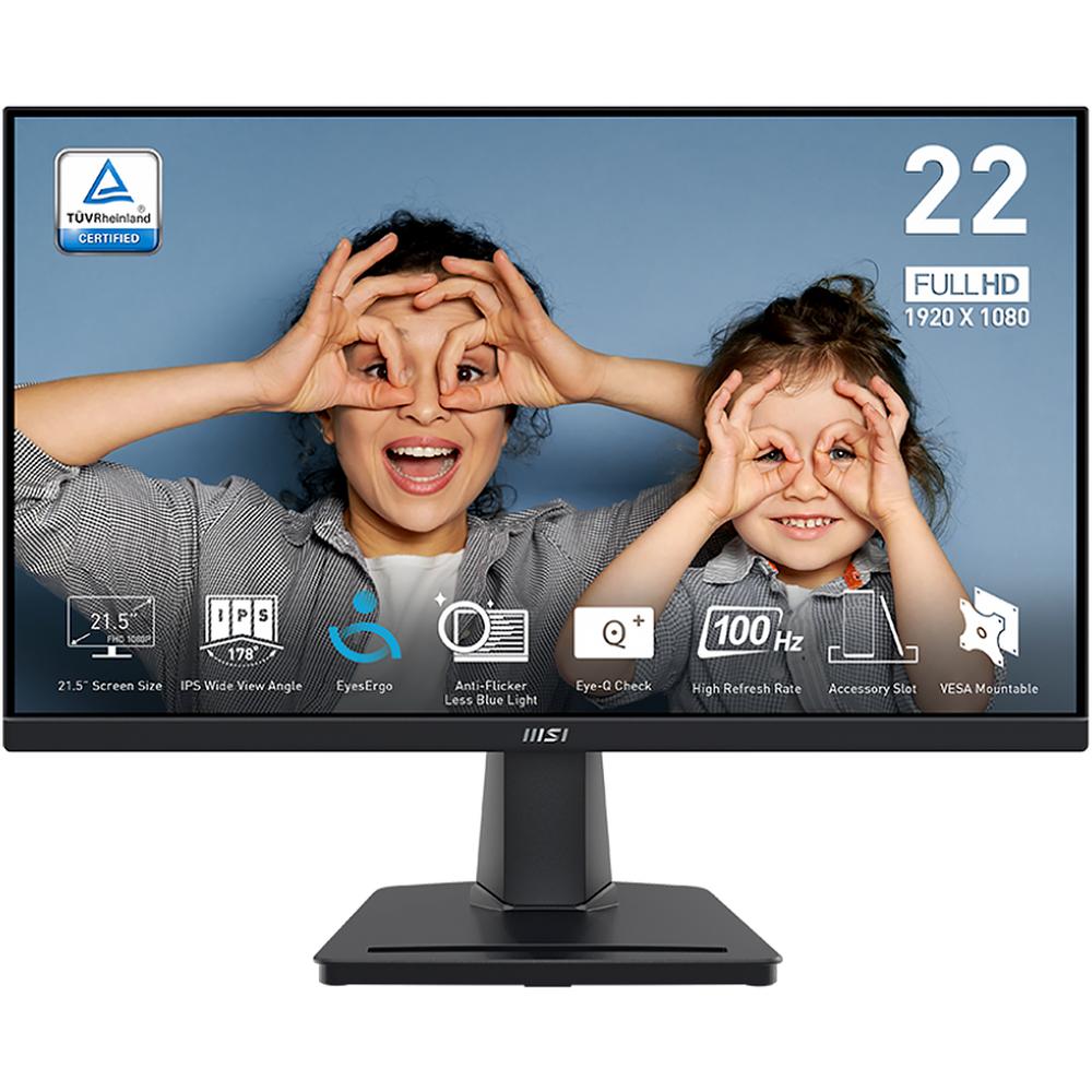 Foto 2 pulgar | Monitor 21.5 Msi Pro Mp225 1ms 100 Hz Full Hd Ips Hdmi Vga