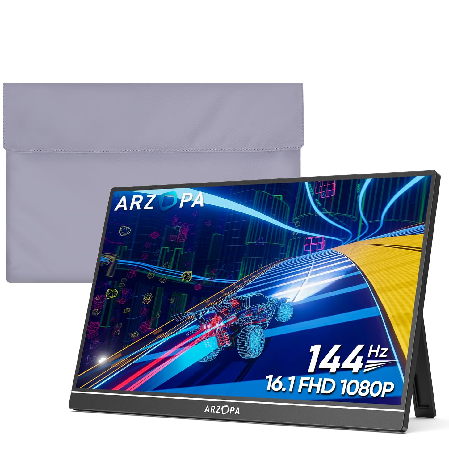 Foto 2 pulgar | Monitor Portátil Arzopa Z1fc 16.1'' 144 Hz 1080p Fhd + Sleeve - Venta Internacional