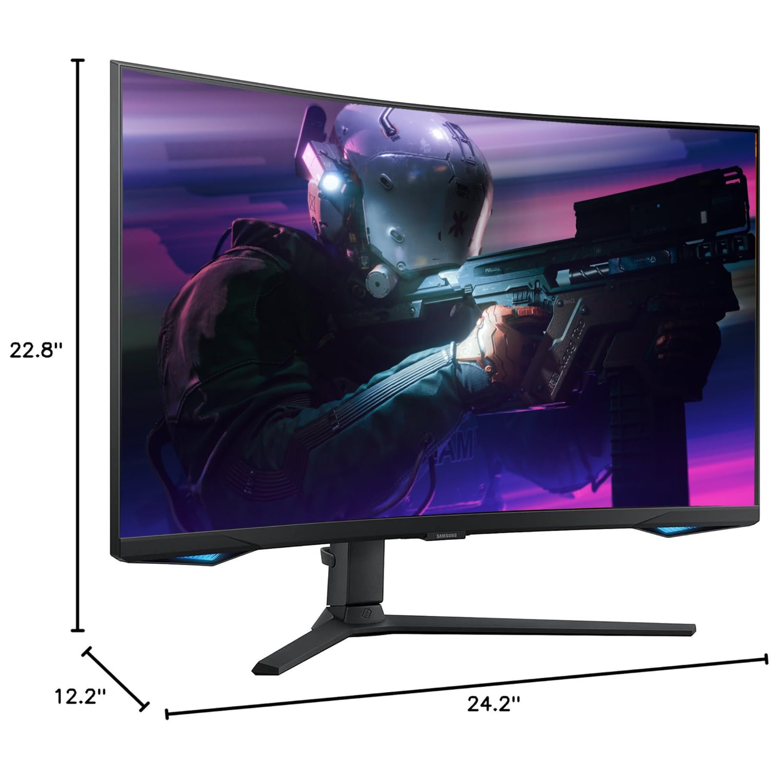 Foto 7 pulgar | Monitor Samsung Odyssey Serie G6 De 27 Pulgadas 1000r Qhd 240 Hz - Venta Internacional