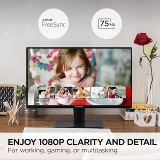 Foto 2 | Monitor Viewsonic Vs2447m, 24 Pulgadas, 1080p, 75 Hz, Freesync, Hdmi, Vga - Venta Internacional.