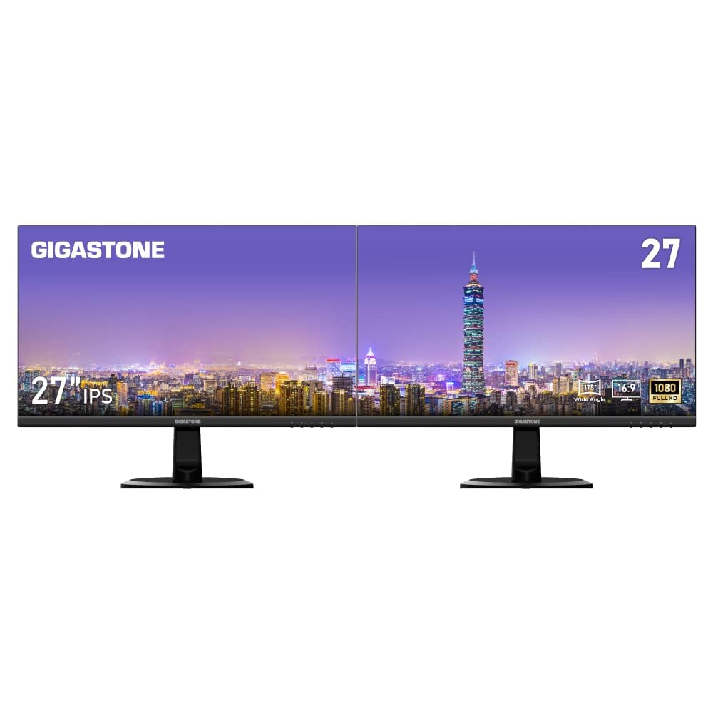 Monitor Gigastone De 27 Pulgadas Con Retroiluminación Led Ips Fhd 1920x1080 - Venta Internacional.