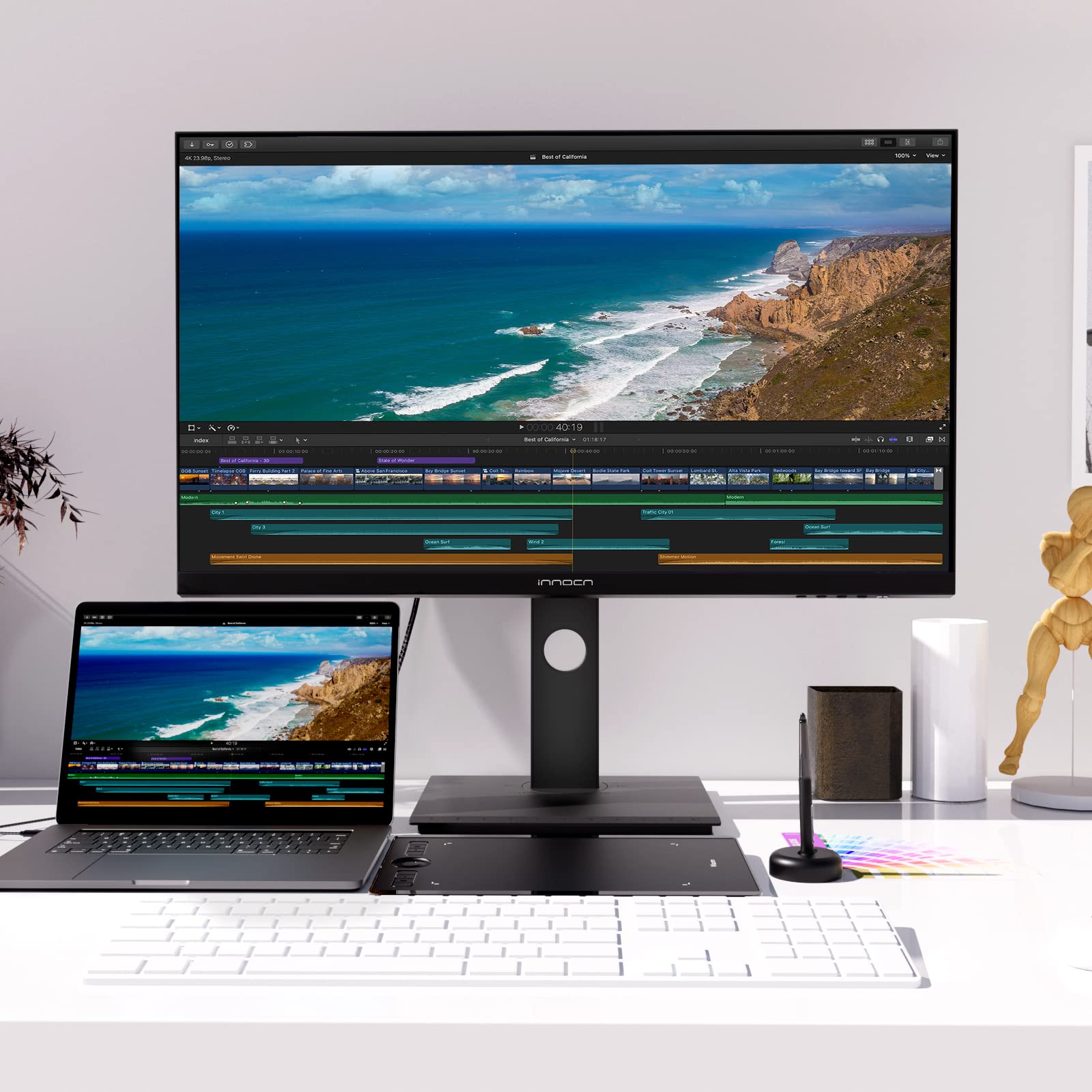 Foto 3 pulgar | Monitor Innocn 4k Uhd 3840 X 2160 Lcd Ips Hdr400 De 27 Pulgadas - Venta Internacional.