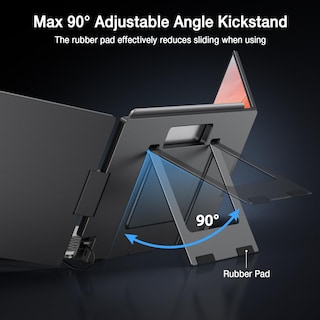 Foto 5 | Monitor Portátil Kyy X90d Computadora Portátil Con Triple Monitor Fhd De 15.6 Pulgadas - Venta Internacional.