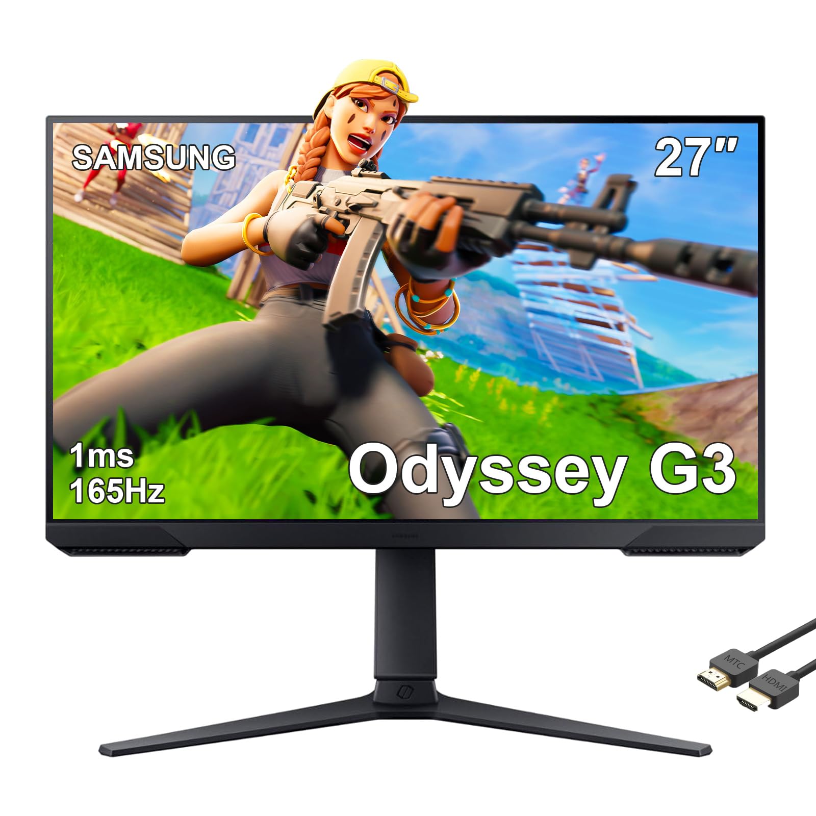 Foto 2 pulgar | Monitor Samsung 27 Odyssey Serie G32a Fhd 165 Hz 1 Ms - Venta Internacional.