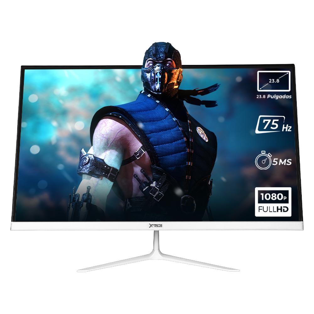 Foto 2 pulgar | Monitor Gamer Xtreme Pc Gaming Infinite Game 23.8'' 5ms 75hz Fhd Ips Hdmi Usb-c Altavoces Blanco Freesync G-sync