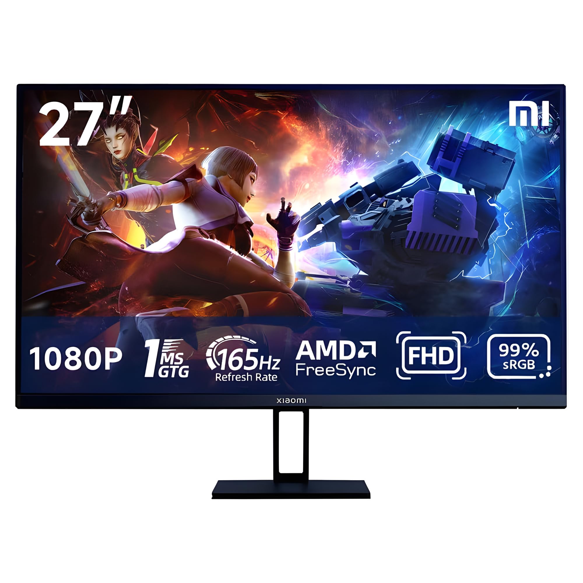 Foto 2 pulgar | Monitor Hdmi Vertical Xiaomi De 27 Pulgadas, 165 Hz, Fhd, 1 Ms, Freesync - Venta Internacional.