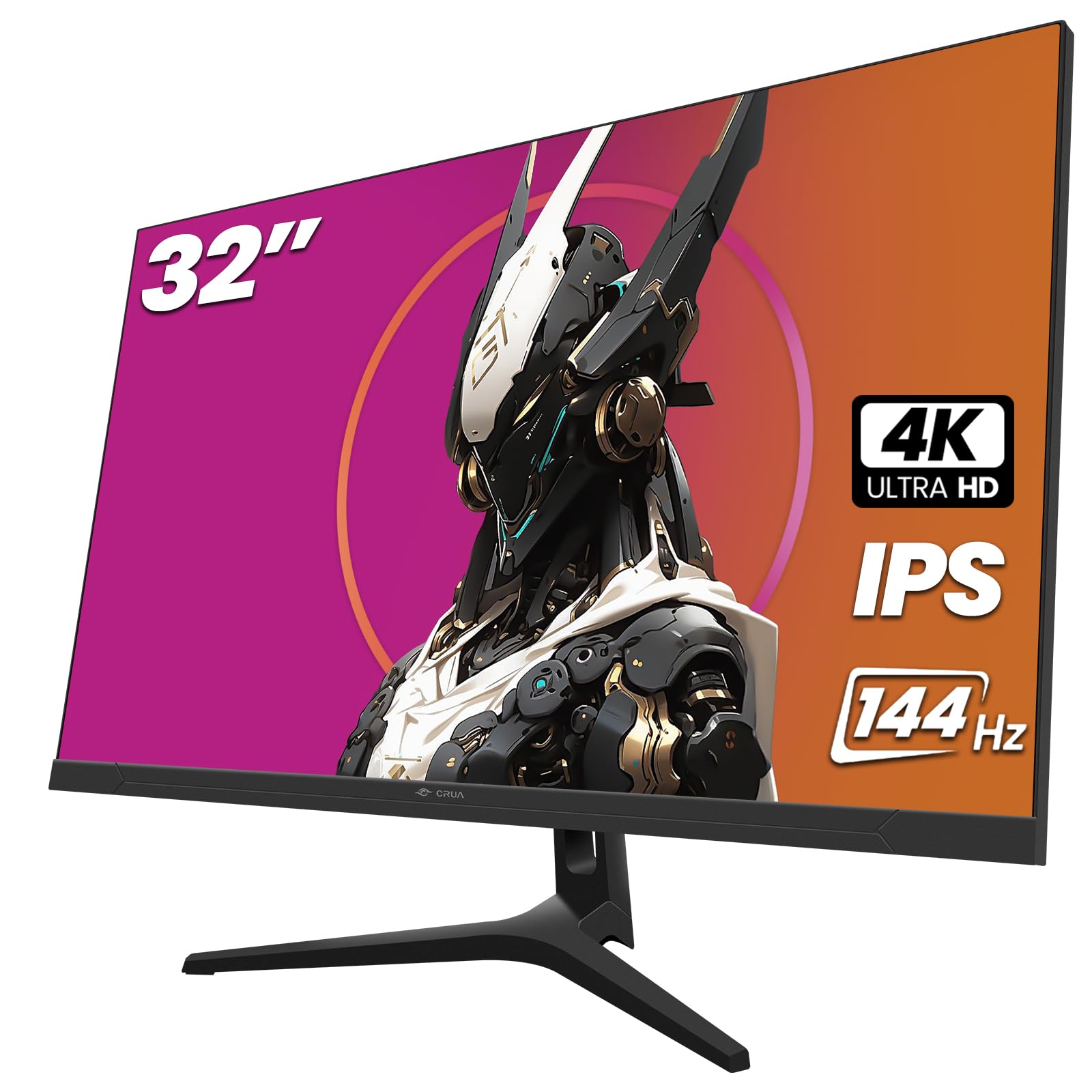 Monitor Para Videojuegos Crua 4k Uhd 144 Hz Ips De 32 Pulgadas Con Freesync Hdr - Venta Internacional.