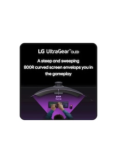 Foto 8 | Monitor Lg Gaming Curvo Oled Ultragear 45” 800r, Display Hdr True Black 240 Hz, 0.03 Ms Usb-c Bocinas