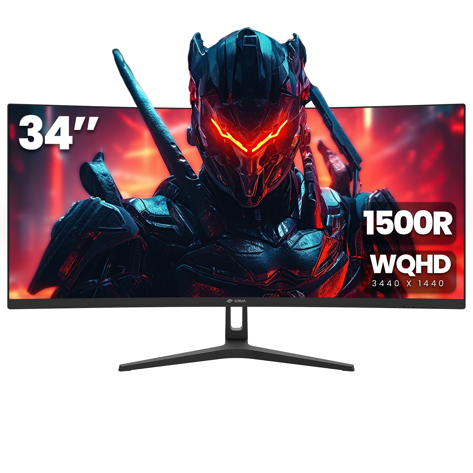 Foto 1 | Monitor Para Juegos Crua Ultrawide Wqhd De 34 Pulgadas 3440 X 1440 165 Hz - Venta Internacional.