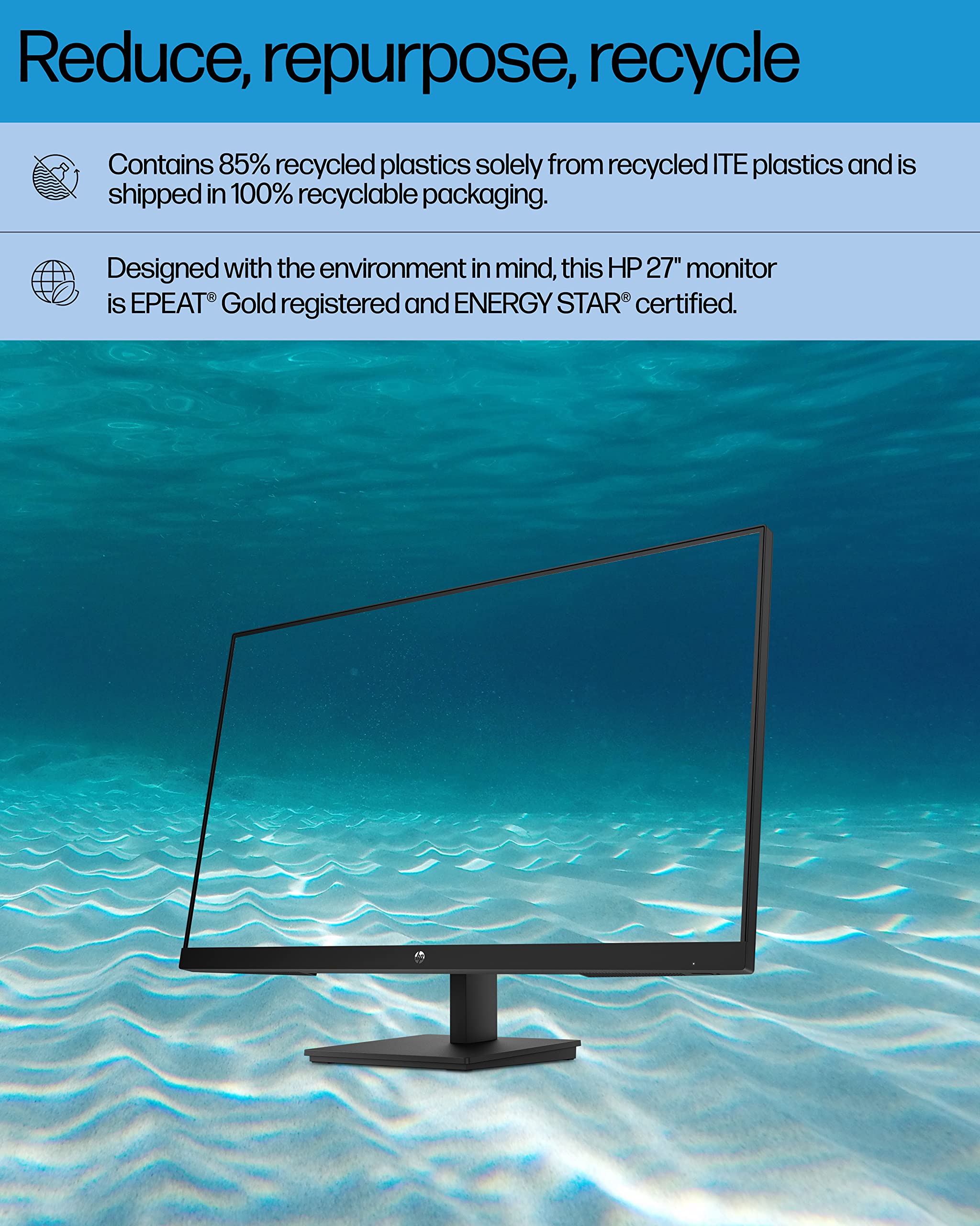 Foto 8 pulgar | Monitor Hp M27ha Fhd, Panel Ips De 27 Pulgadas Con Audio Incorporado - Venta Internacional.