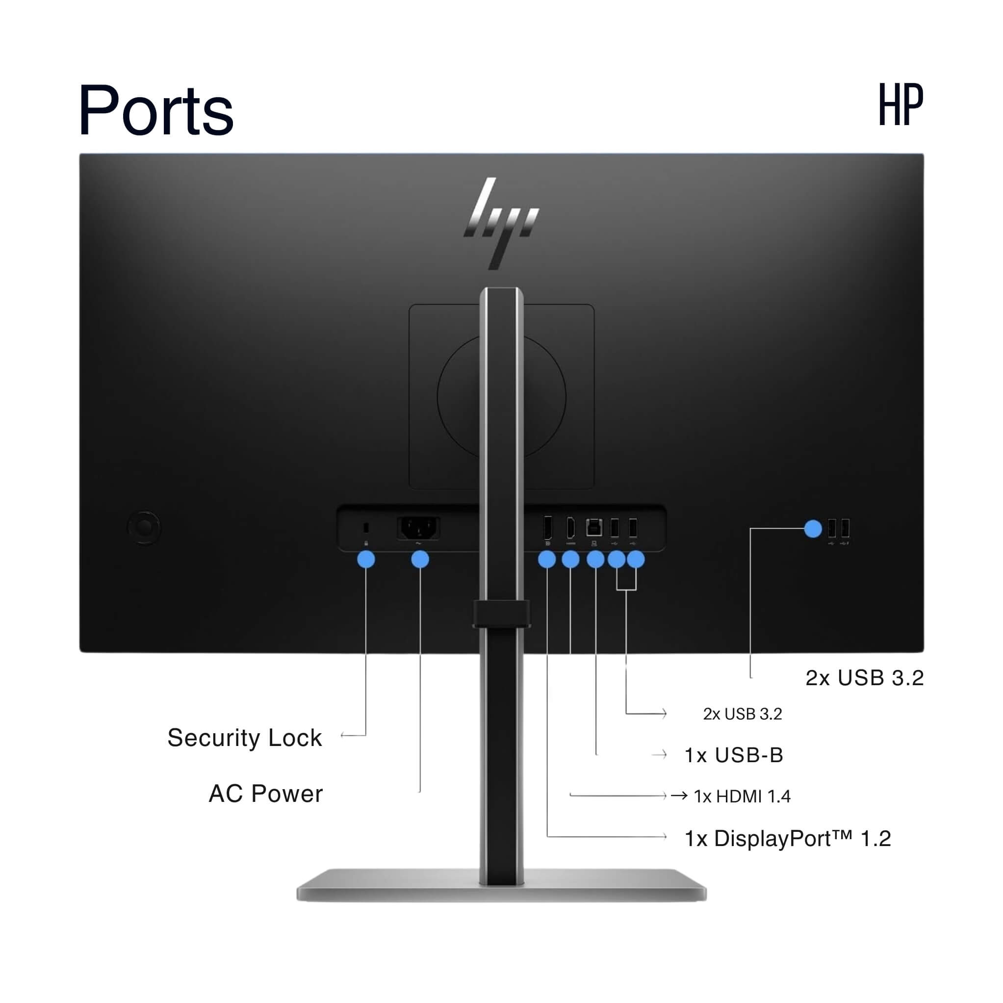 Foto 7 | Monitor Hp E27 G5 Fhd