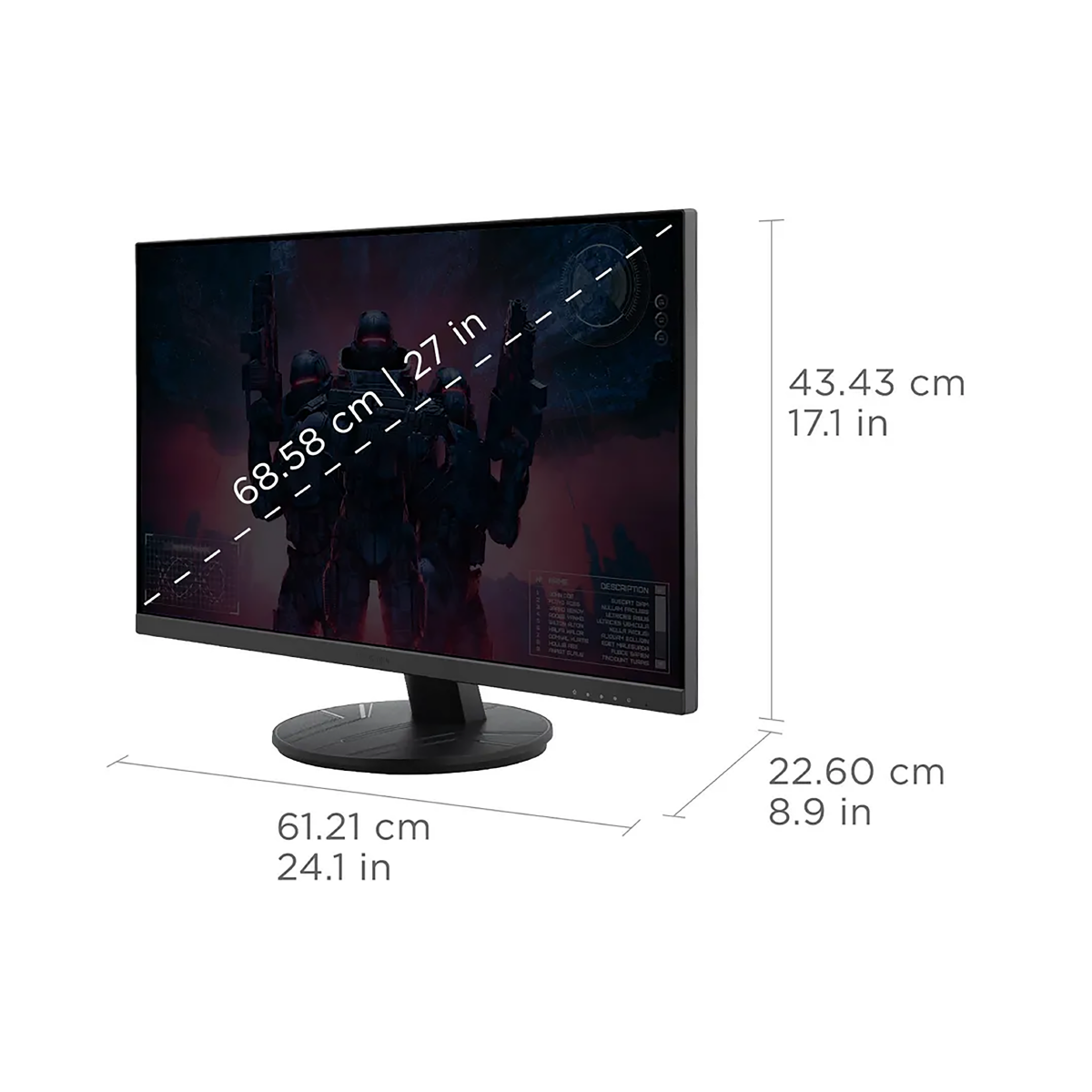 Foto 5 | Monitor Gamer Viewsonic VX2716A 27'' 1080p Ips