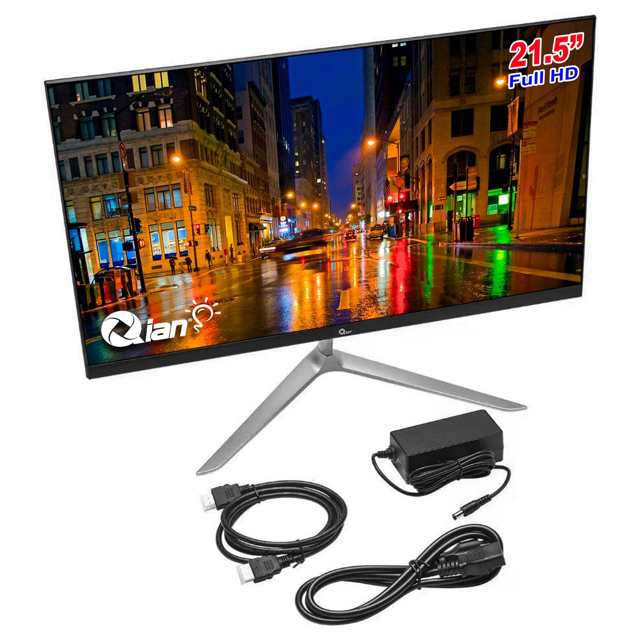 Foto 4 pulgar | Monitor Qian Led 1080p De 21,5 Pulgadas, 75 Hz, Full Hd Hdmi/vga - Venta Internacional.