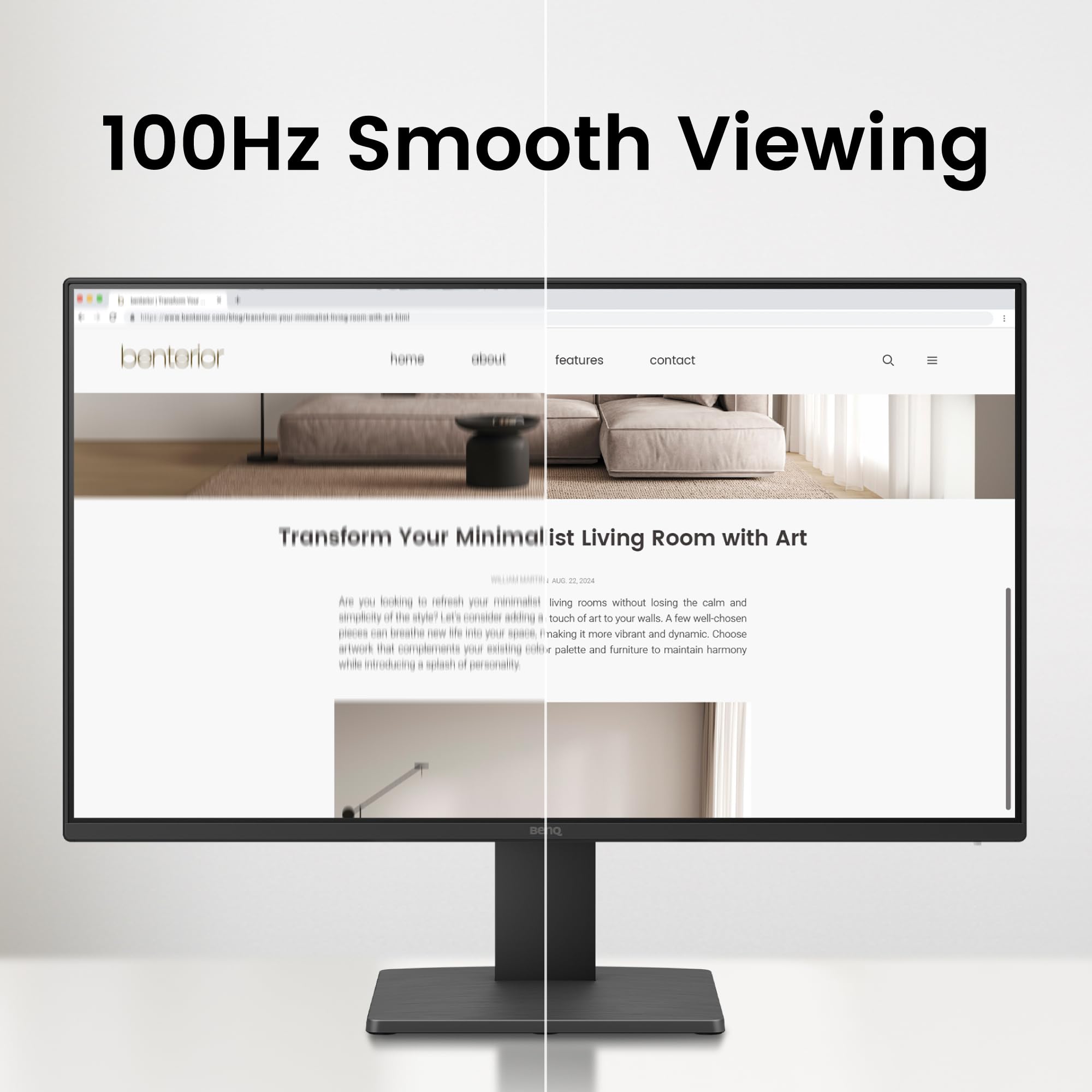 Foto 5 pulgar | Monitor Benq Gw2491 LEd de 23.8" de 1080p Fhd-Venta Internacional