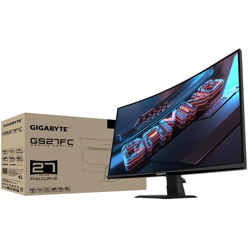 Foto 6 | Monitor Gamer Curvo 27 Gigabyte Gs27fc Us 1ms 180hz Full Hd Va Hdmi Dp Freesync