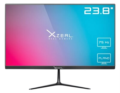 Foto 2 | Monitor Xzeal Starter 23.8'' Plano 75hz Resolución 1920x1080 Hdmi/vga