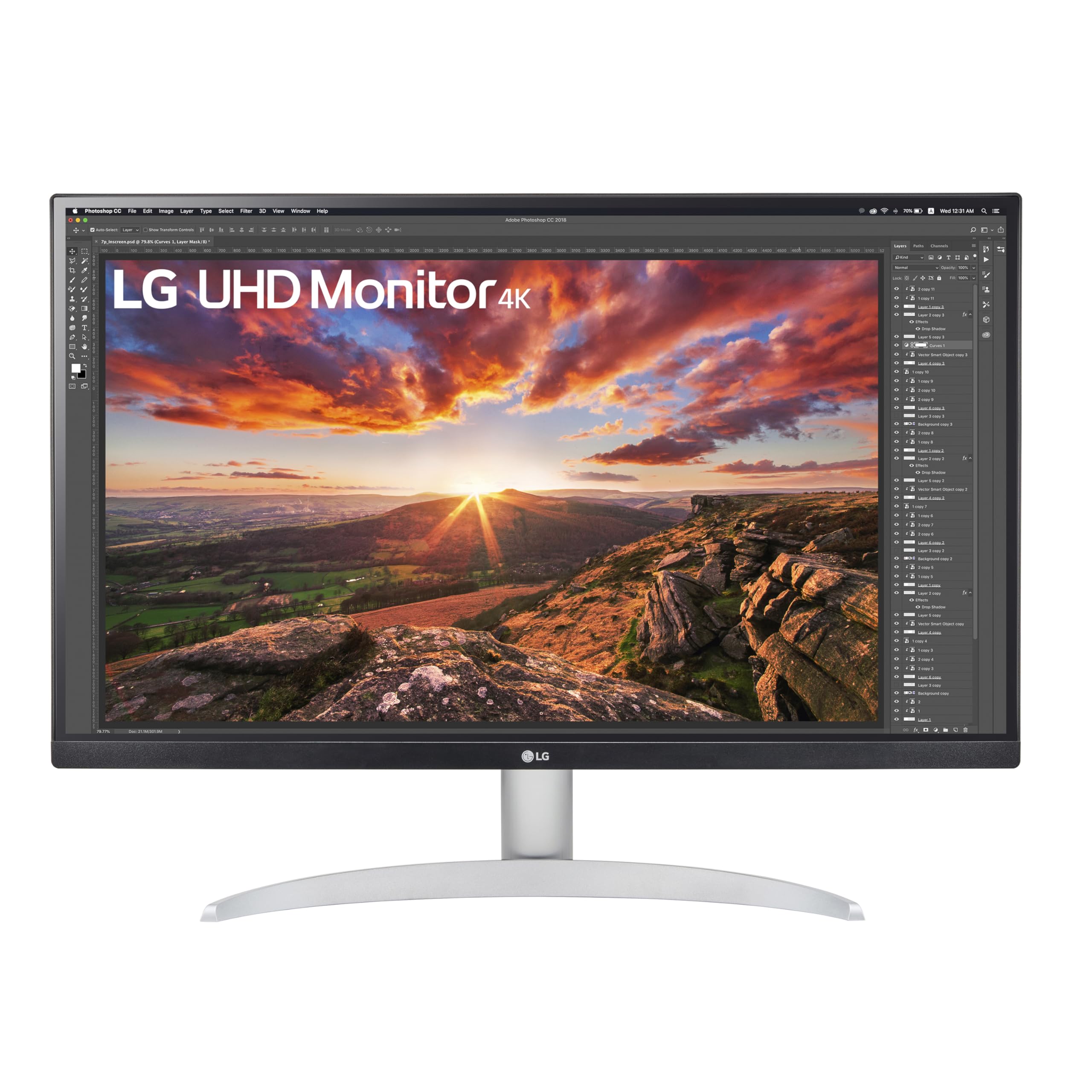 Foto 2 pulgar | Monitor De Ordenador Lg 27up600-w Ultrafine 4k Uhd De 27 Pulgadas - Venta Internacional.